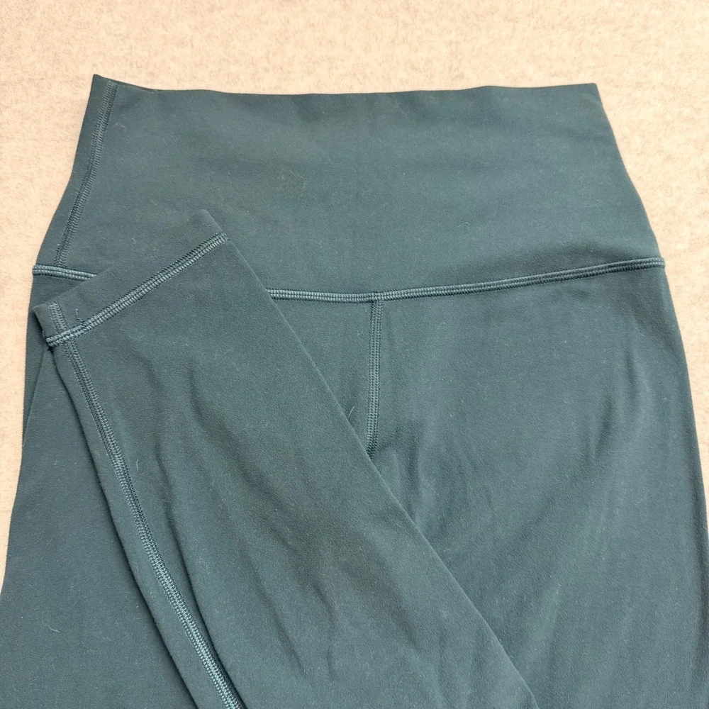 Lululemon Align High-Rise Pant 25‎ Nulu Leggings Teal Green Size 4 Gym